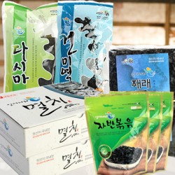 실속종합세트(다시멸+중멸+건미역+다시마+재래돌김+볶음자반)